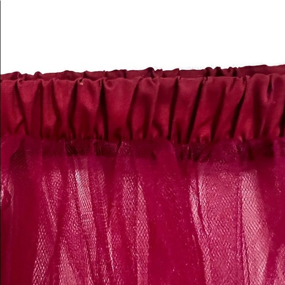 2/$40 NWT Spoilt kids tutu in size 2 in burgundy. - Picture 2 of 7